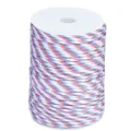 100M 4mm 7-Strand Paracord Spool Red White Blue Outdoor Survival Craft Bracelet Rope - 67#