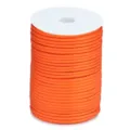 100m outdoor 7-strand paracord 4mm survival bracelet weaving cord in bright orange color - Orange