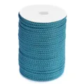 Outdoor 7-strand paracord spool 4mm survival bracelet weaving rope blue black 100m - 20# Blue Plaid