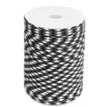 4mm Black White Paracord 7-Core Survival Rope Variant for Outdoor Bracelet Weaving 100m - #7 Black & White Camouflage