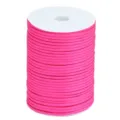 Bright pink 4mm paracord spool, durable 7-core outdoor survival rope for crafting. - 48# Rose Red