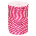 100M 4mm Paracord 7 Strand Survival Rope Pink White Diamond Weave DIY Bracelet Crafting - 85#