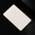 Carte métallique vierge en acier inoxydable pour gravure laser, carte de visite personnalisée argentée. - 85*55*0,8 mm / Argent