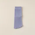 Damen Zehensocken aus Baumwolle, atmungsaktives mittelhohes Design fuer Sport im Sommer. - Einheitsgröße / Lila