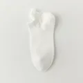 Men's breathable mesh boat socks, summer thin anti-odor short socks for comfort daily wear. - One Size / White