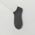 Chaussettes invisibles d'été pour hommes en maille respirante fine coupe basse anti-odeur. - Taille Unique 39-44 / Chaussettes courtes - Gris foncé