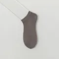 Chaussettes bateau homme été fines respirantes en maille coupe basse courtes grises - Taille Unique 39-44 / Chaussettes courtes - Gris terre