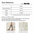 Women cotton knee high socks Japanese slim fit compression calf socks for daily wear. - One Size