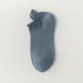Calzini da barca traspiranti da uomo in rete grigia estivi antiscivolo corti casual - Taglia unica / Blu
