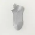 Calzini fantasmino uomo in rete, calze estive traspiranti di colore grigio chiaro. - Taglia unica / Grigio chiaro