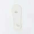 White ice silk no-show socks for women, shallow cut low-cut invisible socks, comfortable summer wear. - Exquisite Packing / White