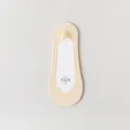 Beige ice silk low-cut invisible boat socks for women, breathable non-slip summer socks. - One Size (35-39) / Nude