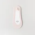 Women ice silk shallow boat socks summer thin invisible non-slip breathable pink sock - One Size (35-39) / Light Pink
