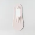 Women's solid color low-cut invisible socks, thin summer shallow boat socks, non-slip. - One Size (35-39) / Light Pink