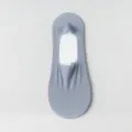 Ice Silk Low Cut Invisible Socks Solid Color Anti Slip Breathable Women Boat Socks Blue - One Size (35-39) / Dark Gray