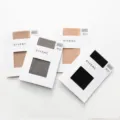 Natural sheer 5D ultra-thin pantyhose for women, summer anti-hook seamless tights. - White Deluxe Packaging / Nude