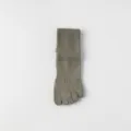 Grey breathable cotton five-toe socks summer thin athletic style for men variant - One Size / Green