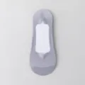 Women breathable ice silk mesh low cut invisible boat socks summer no show style - One Size / Light Gray