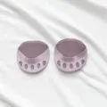 Chaussettes avant-pied violettes demi-orteils respirantes antidérapantes invisibles - Taille unique / Violet Taro