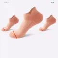 Women's Athletic Low-Cut Sports Socks Peach Pink Running Socks Breathable Mesh Design - One Size / Orange Red