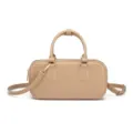 Bolso Boston de gelatina beige a la moda con asa superior y correa ajustable - 250*90*120mm / Albaricoque