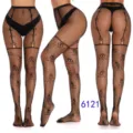 Halloween skull fishnet pantyhose punk gothic web stockings sexy party tights variant - One Size / BC-6054