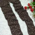 Women rhinestone mesh tights sparkling crystal pantyhose sexy brown hosiery fashion - One Size / Coffee