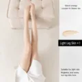 Sheer pantyhose variant for fair skin tone, ultra transparent fake translucent tights. - One Size / 0D High Waist Nude / Nude