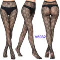 Sexy women star fishnet tights high waist pantyhose fashion hosiery fishnet stockings - One Size / BC-6032 Black