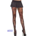 Women's Black Hollow Out Skull Fishnet Tights Sexy Punk Goth Party Fashion Hosiery - Devil Skull (BC-6033)