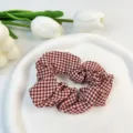 Coletero clásico de algodón a cuadros rojos y blancos para un estilo universitario - Cuadros Pequeños Rojo