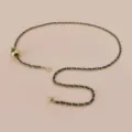 Elegant women leather interwoven gold chain belt with stylish ball charm for dresses suits - Gold Small Golden Ball Waist Chain