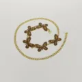 Vintage gold butterfly metal waist chain, elegant dress accessory for women and girls. - Style A Butterfly Waist Chain / 4cm / Gold Butterfly Waist Chain (Style A)