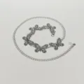 Silver butterfly waist chain, metal chain belt variant for dresses and jeans, stylish. - Style A Butterfly Waist Chain / 4cm / Silver Butterfly Waist Chain (Style A)
