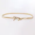 Gold metallic bow spring waist belt skinny dress chain elegant female waist accessory - 55 [Size S] / Style 5: Gold Butterfly Waist Chain