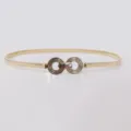 Gold skinny stretch belt for women dress sweater metal interlocking loop waist chain variant - S / Model D Round Splicing Waist Chain / Gold