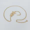 Gold Star Waist Chain Metal Body Chain Fashion Jewelry Accessory Variant - Perfect For Beach - Mixed Sized Stars / Gold