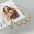 Gold seashell metal waist chain beach body jewelry fashion dress belt for women accessories - 3.2cm / Shell Waist Chain / Gold