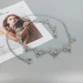 Silver conch shell waist chain metal belt ocean style body jewelry for women skirt pants - 2.5cm / Conch Waist Chain / Silver