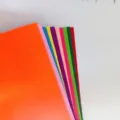 Assorted vibrant multi-colored non-woven felt fabric sheets for DIY handmade craft projects - 23*30cm 10 Pieces/Pack / Colorful