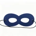 Dark blue felt superhero eye mask with elastic strap for kids Halloween party gift - Dark Blue