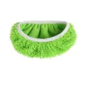 Green Chenille Mop Cloth Cover Replacement Pad for Household Flat Mop Cleaning Tool - 25.4*11.5 cm / Thickened Green Chenille