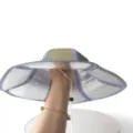 Outdoor sun protection hat summer heat insulation tea picking conical hat striped trim - Single Sunshade Douli Hat