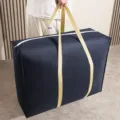 Large capacity storage bag for moving, travel duffel bag, waterproof thick organizer for clothes. - Medium Thickened (60x40x25cm) / Navy Blue