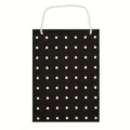 Front view of a black felt hanging board for brooch and jewelry organization display - Hanging Display Style / Black