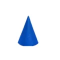 Blue felt cone-shaped gnome hat for Christmas and Halloween party costume accessory - Blue