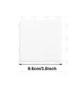 Square white sublimation air freshener felt blank 9.6cm for DIY personalized car decor - Square