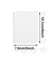 Sublimation air freshener blank felt sheet 10.1x7.6cm rectangle for DIY crafting - Rectangle