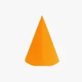 Einfarbiger orangefarbener Filzhut Zwergenmütze für Halloween und Weihnachtspartys - Orange