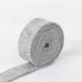 Strapazierfähige graue Filzbandrolle ideal für Weihnachtsbaum-DIY und festliche Kränze - 3cm Breite * 50m Länge / Grau